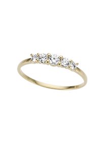 Firetti Goldring &raquo;Schmuck Geschenk Gold 333 Memoire Ring&laquo; mit Zirkonia (synth.) goldfarben, Gr&ouml;&szlig;e 18