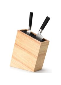 CONTINENTA Messerblock 1 Stk. aus Gummibaumholz