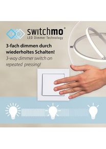 JUST LIGHT Deckenleuchte &raquo;IVEN&laquo; LED-Board 1 Stk. Warmwei&szlig; LED, dimmbar, Switchmo, Memory, nach Trennung vom Netz