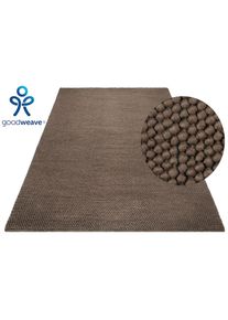 LeGer Home by Lena Gercke Wollteppich &raquo;Ainhoa, handgewebt, Wolle&laquo; rechteckig 12 mm H&ouml;he einfarbig, Wolle, Teppich, Wohnzimmer, Schlafzimmer, Esszimmer