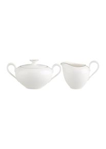 Villeroy & Boch Villeroy & Boch Milch- und Zuckerset &raquo;Milch- und Zucker-Set Anmut Platinum No.1 2er Set wei&szlig;&laquo;