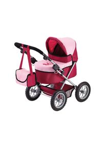BAYER Puppenwagen &raquo;Trendy, Prinzessin rot/rosa&laquo; inkl. Wickeltasche