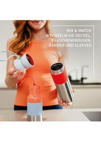 Emsa Deckel &raquo;beYou&laquo; Erweiterungs-Set, Mix-und-Match, integriertes Sieb im Verschluss