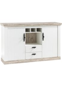 Home Affaire Sideboard &raquo;Florenz&laquo; im romantischen Landhaus-Look, Breite 168 cm