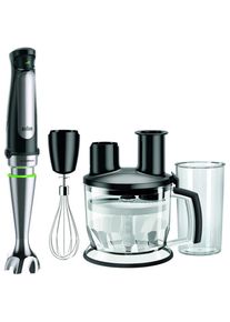 Braun Stabmixer &raquo;MultiQuick 7 MQ 7075X - 1000W, Stufenlosregulierbar, K&uuml;chenmaschine&laquo; 1000 W Dynamische Klinge, Spritzschutz, Extra Mahlklinge