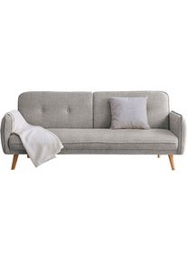 Salesfever Schlafsofa &raquo;Komfortables Link&ouml;ping Schlafsofa&laquo; mit Knopfheftung im R&uuml;cken und Schlaffunktion, Breite 188 cm