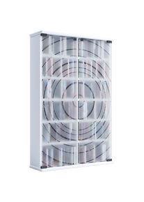 Vcm Media-Regal &raquo;Holz CD DVD Stand Regal Schrank Glast&uuml;r Tilano L&laquo;