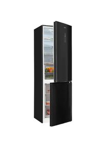 Exquisit K&uuml;hl-/Gefrierkombination &raquo;KGC350-105-NF-040C inoxlook-az&laquo; 193 cm hoch 60 cm breit Energieeffizienzklasse C, 347 L Volumen, Total NoFrost, 