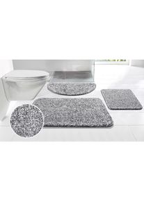 my home Badematte &raquo;Vanessa meliert, Badvorleger, Badezimmer Teppich, Duschvorleger&laquo; H&ouml;he 20 mm rutschhemmend beschichtet strapazierf&auml;hig Badteppich, 