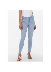 Only Skinny-fit-Jeans &raquo;ONLPOWER MID PUSH UP SK DNM AZG944 NOOS&laquo; blau, Gr&ouml;&szlig;e XL (42)