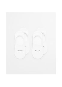 Gant F&uuml;&szlig;linge &raquo;INVISIBLE SOCKS 2-PACK&laquo; mit Silikonbesatz am Fersenbereich wei&szlig;, Gr&ouml;&szlig;e 43-45