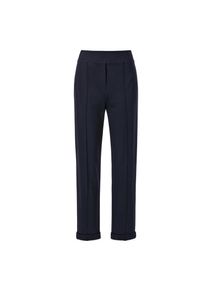 GOLDNER Schlupfhose &raquo;Kurzgr&ouml;&szlig;e Blaue Jerseyhose CARLA aus Viskosemix&laquo; blau, Gr&ouml;&szlig;e 22