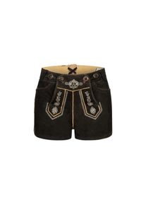 N&uuml;bler N&uuml;bler Trachtenlederhose &raquo;Lederhose Hotpant Hanna&laquo; braun, Gr&ouml;&szlig;e 34