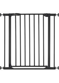 hauck T&uuml;rschutzgitter &raquo;Clear Step 2, Black&laquo; auch als Treppenschutzgitter verwendbar; 75-80 cm, flacher Durchgang
