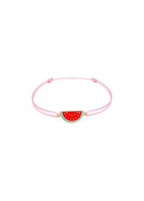 Elli Armkette &raquo;Armband Kinder Melone Bunt Nylon verstellbar 925 Silber&laquo;