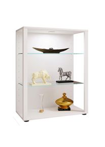 Vcm Standvitrine &raquo;Holz Glas Stand Vitrine Sammelvitrine Glasol L&laquo; 1 Stk. tlg.