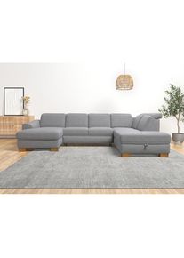 Home Affaire Wohnlandschaft &raquo;Dundee U-Form&laquo; wahlweise mit Kopfteilverstellung und zus&auml;tzlich mit Bettfunktion