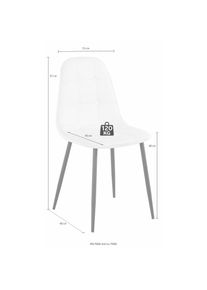 Inosign Essgruppe Set, 5 Stk. tlg. mit Glastisch, Breite 120 cm