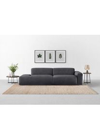 Trendmanufaktur Big-Sofa &raquo;Braga, mit hochwertigem Kaltschaum, Megasofa, in Cord erh&auml;ltlich&laquo; modernes Big-Sofa, Couch mit hohem Sitzkomfort, 277/72/107