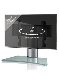 Vcm Wohnzimmertisch &raquo;TV Standfu&szlig; Aufsatz Erh&ouml;hung Alu Glas Windoxa Mini&laquo;