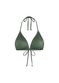 LSCN by LASCANA Triangel-Bikini-Top &raquo;Nele&laquo; mit gl&auml;nzender Beschichtung gr&uuml;n, Gr&ouml;&szlig;e 44