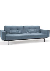INNOVATION LIVING Schlafsofa &raquo;Splitback, einzeln verstellbare R&uuml;ckenlehnen, bequem mit Federkern&laquo; mit chromgl&auml;nzenden Beinen, in skandinavischen 