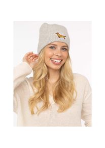 Zwillingsherz Beanie &raquo;"Dog-Patch"&laquo; mit niedlichem Dackelmotiv