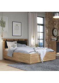 FORTE Bettgestell &raquo;Belastbarkeit 240 KG, gepolstertes Kopfteil in moderner Optik&laquo;