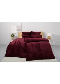 my home Bettw&auml;sche &raquo;Desner3&laquo; 2 Stk. tlg. Bettw&auml;sche mit Rei&szlig;verschluss, Cashmere-Touch, kuschelig & weich