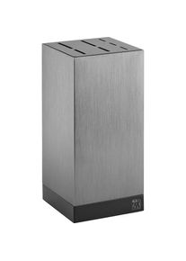Zwilling Messerblock &raquo;(no series Zwilling)&laquo; 1 Messerblock (leer) mit 7 Einsteckf&auml;chern, Aluminium, Anthrazit