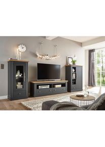 Home Affaire Wohnwand &raquo;Westminster TOPSELLER!&laquo; Set, Vitrine, Lowboard, Kommode, 3 Stk. tlg.
