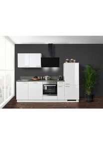 KOCHSTATION K&uuml;chenzeile &raquo;KS-Scafa, vormontiert, mit h&ouml;henverstellbaren F&uuml;&szlig;en, vormontiert, mit&laquo; Soft-Close, wahl. mit E-Ger&auml;ten inkl. Geschirrsp&uuml;ler, 