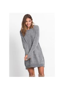 bonprix Strickkleid grau, Gr&ouml;&szlig;e 48/50 (XL)
