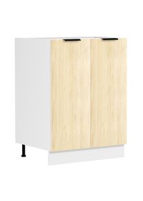 Vcm Unterschrank &raquo;K&uuml;chenschrank 60 cm Unterschrank Dreht&uuml;ren Fasola&laquo;