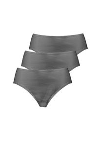 Nina von C. H&uuml;ftslip &raquo;3er Pack Damen H&uuml;ftslip Daily&laquo; Spar-Pack schwarz, Gr&ouml;&szlig;e 46