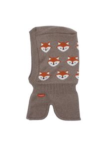 MaxiMo Schlupfm&uuml;tze Baumwolle, gef&uuml;ttert, w&auml;rmend, doppelt gestrickt, ausgen&auml;htes Halsteil braun, Gr&ouml;&szlig;e 49