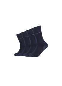 Camano Socken &raquo;ca-soft&laquo; 4 Paar tlg. mit leichter Polsterung blau, Gr&ouml;&szlig;e 39-42