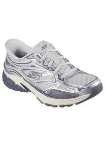 Skechers Slip-On Sneaker &raquo;STAMINA SPORT&laquo; Retro Sneaker, Schn&uuml;rschuh mit Metallic-Bes&auml;tzen silberfarben, Gr&ouml;&szlig;e 39