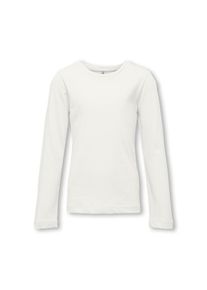 KIDS Only Langarmshirt &raquo;KOGNEW Only L/S TEE JRS NOOS&laquo; in Basic-Form wei&szlig;, Gr&ouml;&szlig;e 110/116