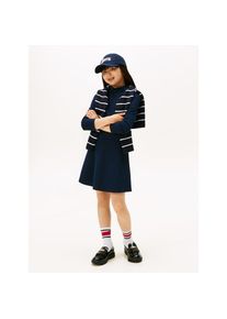 Tommy Hilfiger Skaterkleid &raquo;ESSENTIAL SKATER DRESS L/S&laquo; Ohne Tasche Kinder bis 16 Jahre blau, Gr&ouml;&szlig;e 4 (104)