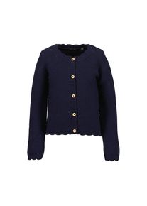 Blue Seven Cardigan mit s&uuml;&szlig;en, gewellten Kanten blau, Gr&ouml;&szlig;e 116