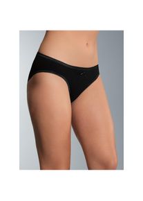 TRIGEMA H&uuml;ftslip &raquo;TRIGEMA H&uuml;ftslip mit Spitze im Doppelpack&laquo; 2 Stk. schwarz, Gr&ouml;&szlig;e L
