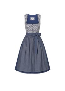 N&uuml;bler N&uuml;bler Dirndl &raquo;Dirndl midi Gudrun&laquo; blau, Gr&ouml;&szlig;e 34