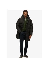 Superdry Steppjacke &raquo;HOODED SPORTS PUFFER MID JKT&laquo; mit Kapuze schwarz, Gr&ouml;&szlig;e XXL