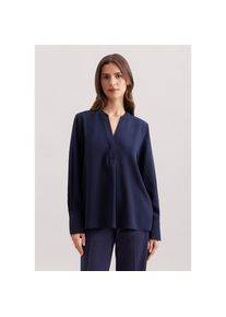 Seidensticker Klassische Bluse &raquo;Schwarze Rose&laquo; Tunika Uni blau, Gr&ouml;&szlig;e M38