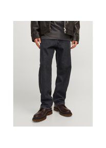 Jack & Jones Jack & Jones Relax-fit-Jeans &raquo;JJIEDDIE mit hoher Taille und lockerer Passform&laquo; mit Faded-Effekten schwarz, Gr&ouml;&szlig;e 30