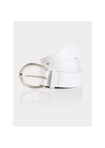 Tom Tailor Lederg&uuml;rtel 1 Stk. mit 3,0 cm Breite f&uuml;r l&auml;ssige Casual- und Denim-Outfits wei&szlig;, Gr&ouml;&szlig;e 105
