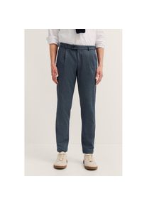 Bugatti Bundfaltenhose &raquo;Tapered Fit&laquo; mit Flexcity Jersey Stretch blau, Gr&ouml;&szlig;e 38