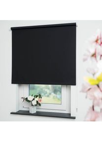 Liedeco Seitenzugrollo &raquo;Uni&laquo; verdunkelnd energiesparend mit Bohren