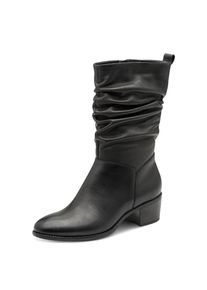Tamaris Stiefel , Blockabsatz, Kurzstiefel mit Falten am slouchy Schaft